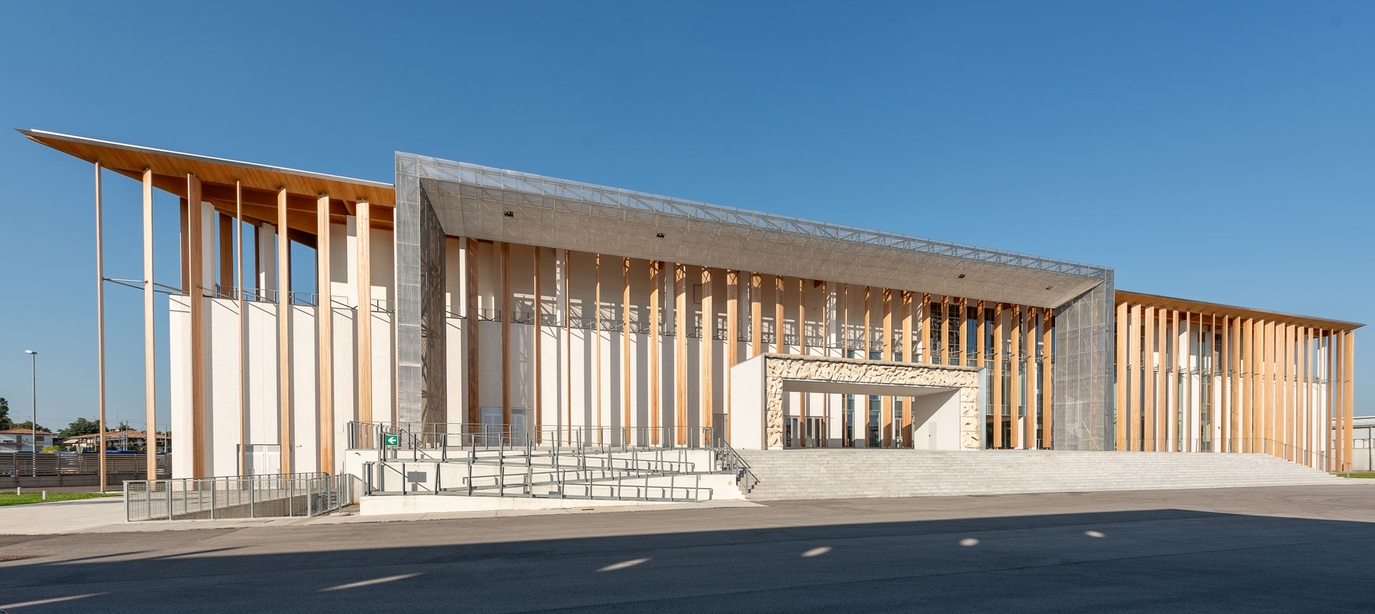Veduta esterna della struttura Padova Congress